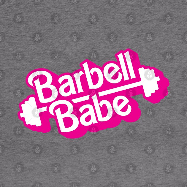 Barbell Babe Doll Logo by brogressproject